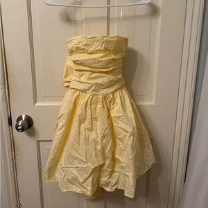 Charming Yellow Kids Dress